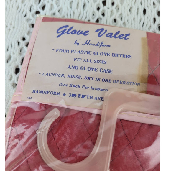 Vintage 1950s Handiform Glove Valet & Fitted Plastic Forms Shaper Dryers & Case - Picture 2 of 5
